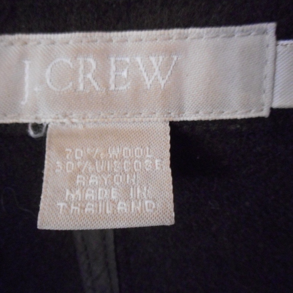 J Crew Size L Brown wool blend blazer jacket coat - Picture 6 of 8